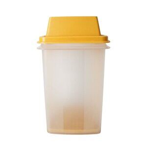 Vintage Tupperware Pick A Deli Small Pickle Keeper Retro Yellow 3 Piece Pepper